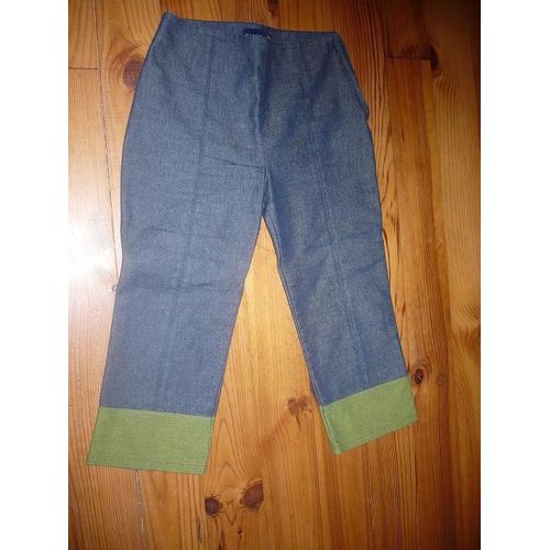 Pantacourt Tandem Comme Neuf 16ans Superbe Coupe Couleur Bleu Jean
