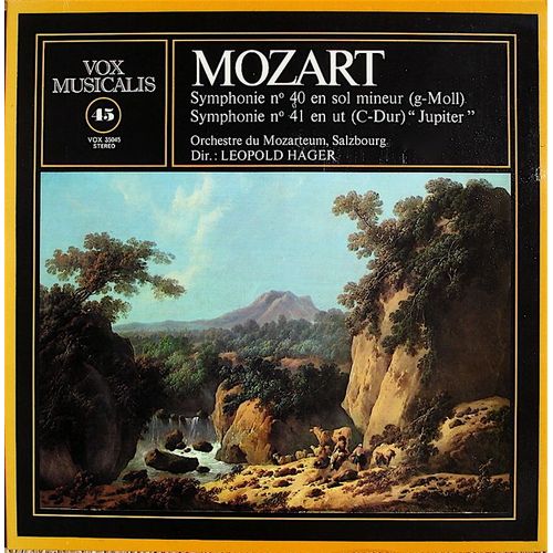 Symphonie N°40 Et 41 / Orchestre Du Mozarteum, Salzbourg / Leopold Hager