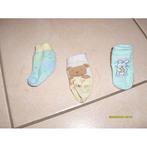 Lot De 3 Paires De Chaussettes