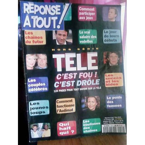 Reponse A Tout Hors-Série N° 4050 : Tele :   C'est Fou !  C'est Drôle !