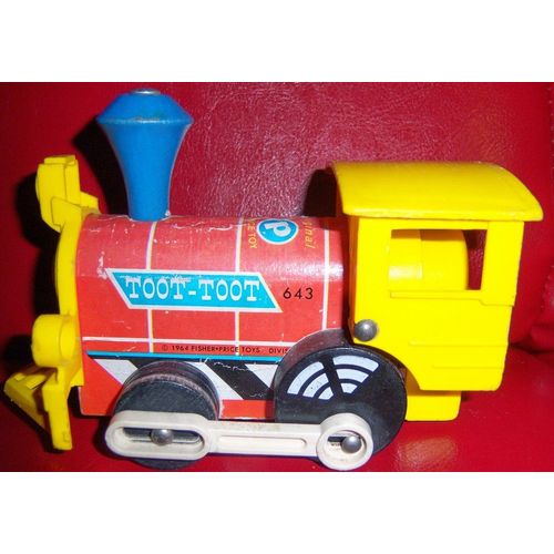 Ancien Train Fisher Price - 1964