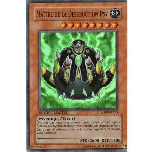 Yu-Gi-Oh! - Maitre De La Destruction Psy - Rgbt-Frpp5 - Ultra Rare