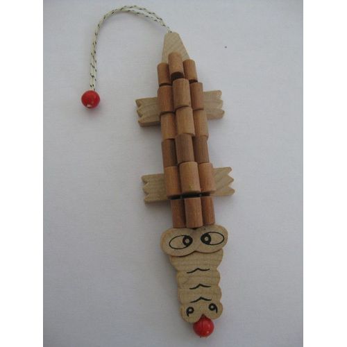 Kinder Surprise: Crocodile En Bois