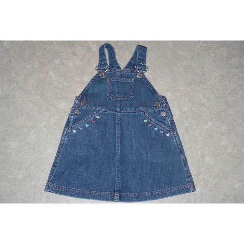 Robe Salopette En Jean Graine De Ble Taille 18 Mois