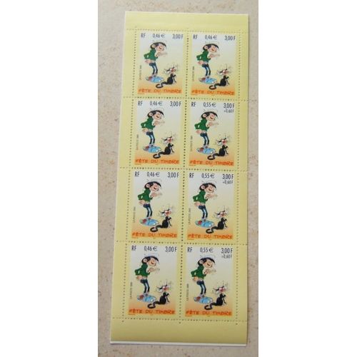 Carnet Fete Du Timbre 2001 Gaston Lagaffe