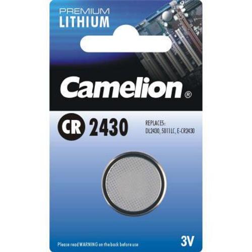 Pile Lithium 3 volts CR2430 Camelion