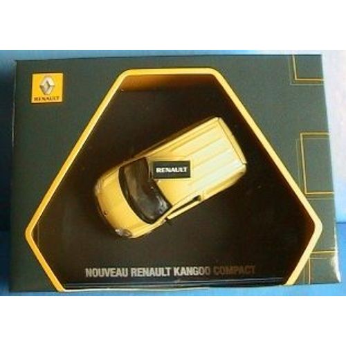 Renault Kangoo 2 Compact 2008 Jaune Agrume 1/43 Zamak Universal Hobbies-Universal Hobbies