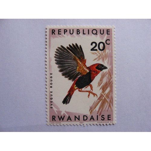 Rwanda,1 Timbre De 1967.