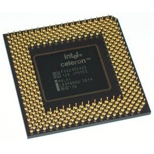 Processeur - 1 x Intel Celeron Mendocino 433 MHz ( 66 MHz ) - SL3BA - Socket 370 PPGA - L2 128 Ko