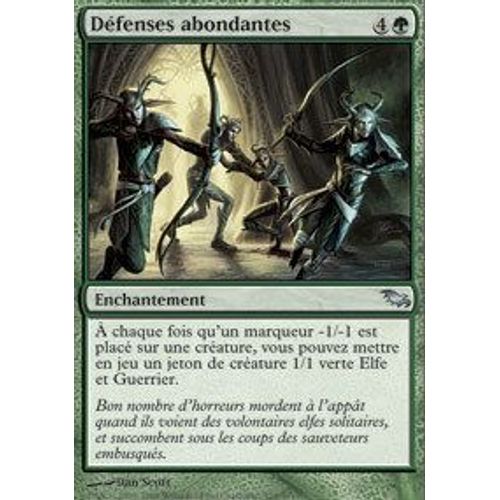 Défenses Abondantes  - Magic Mtg - Sombrelande 114 - U
