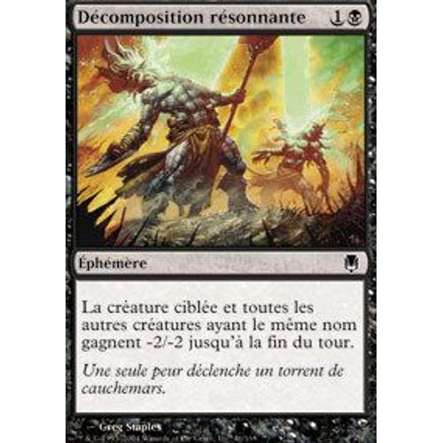 Décomposition Résonnante  - Magic Mtg - Sombracier 41 - C