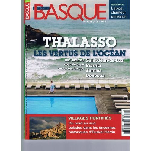 Pays Basque Magazine  N° 54 : Thalasso Les Vertues De L'océan