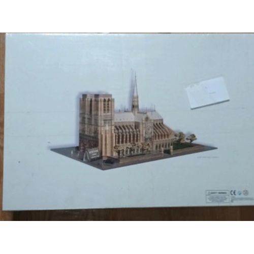 Rare Maquette Notre Dame De Paris Ref 41667. Ida 3d. Neuve