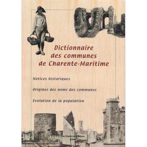 Dictionnaire Des Communes De Charente-Maritime