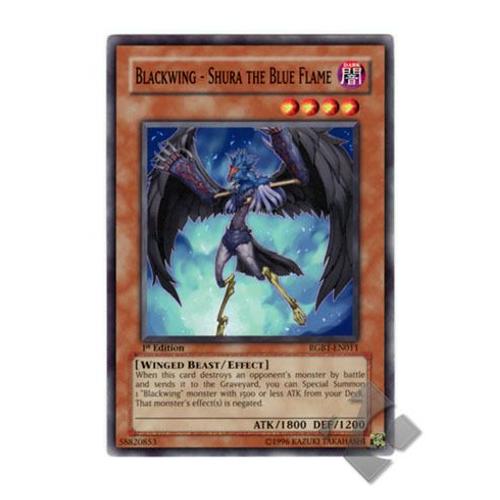 Yugioh Aile Noire Shura La Flamme Bleu 1er Édtion Rgbt-Fr011