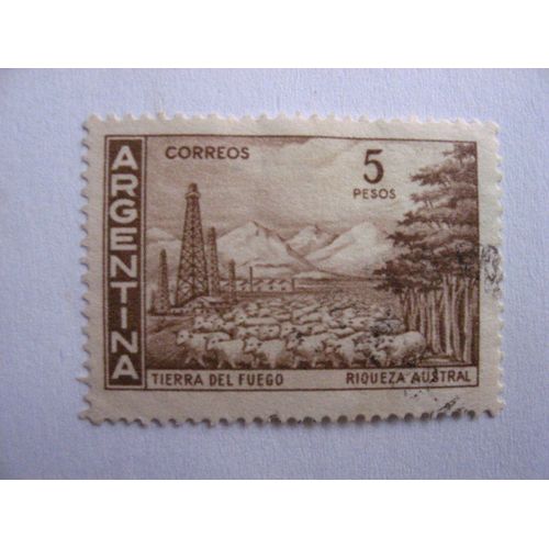 Argentine,1 Timbre De 1962