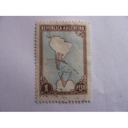 Argentine,1 Timbre De 1951