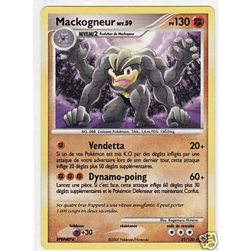 Pokemon - Mackogneur 130 Pv 31/130