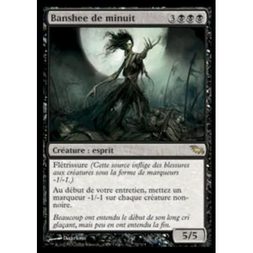 Banshee De Minuit Magic Mtg Sombrelande Vf