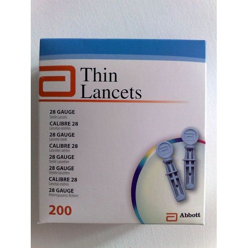 Lancettes Stériles Calibre 28