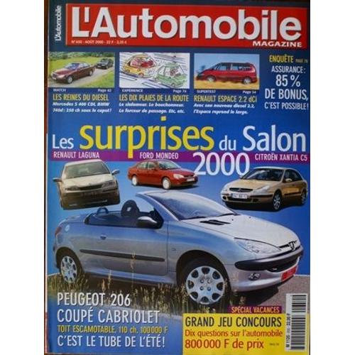 L'automobile Magazine  N° 650 : Les Surprises Du Salon 2000