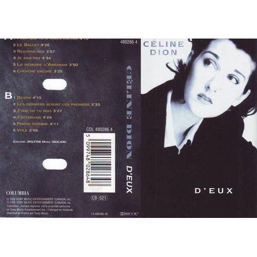 Céline Dion - D'eux -  Cassette Audio