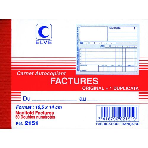 Factures : Manifolds Autocopiants Dupli