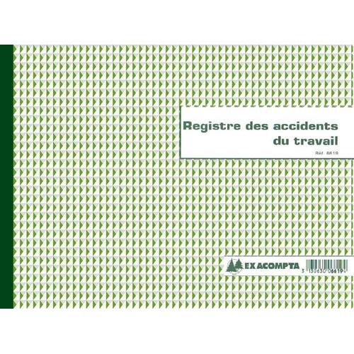 Registre Des Accidents Du Travail - Exacompta 6619