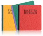 Journal Recettes Dépenses 30 x 42 cm - 81 pages en couleurs pour reposer la  vue