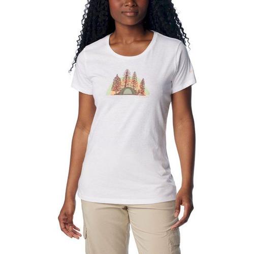 Daisy Days Ss Graphic Tee - T-Shirt Femme White / Happier Outdoors M - M