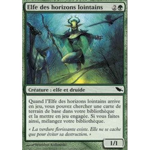 Elfe Des Horizons Lointains  - Magic Mtg - Sombrelande 113 - C