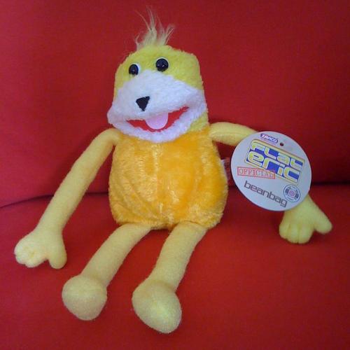 Peluche Flat Eric Jaune 45 Cm (Clip "Flat Beat" De Mr Oizo, Publicité Jeans Levi's)