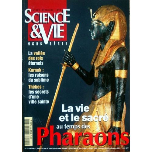 Science & Vie Hors-Série  N° 209 : La Vie Et Le Sacré Au Temps Des Pharaons