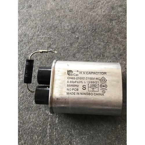 H.V capacitor CH85.21092.2100V.AC 0,92micro farad