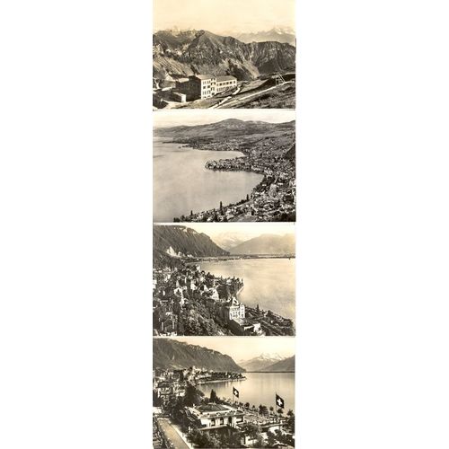 Montreux . Suisse . " 10 Photos Anciennes Diverses Collection  " 1960