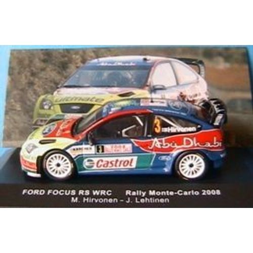 Ford Focus Rs Wrc Monte Carlo 2008 Hirvonen Ixo Altaya 1/43-Ixo