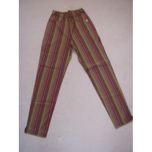 Pantalon Rayé Multicolore Ubak - 16 Ans