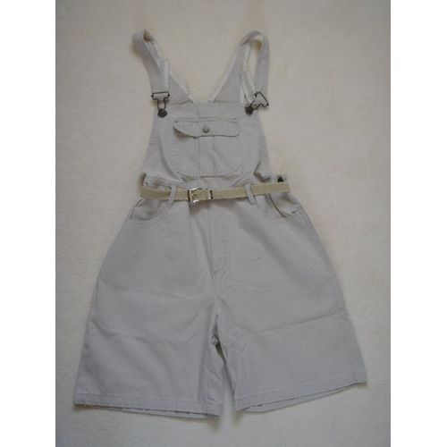 Salopette Courte Beige + Ceinture Ubak - 14 Ans