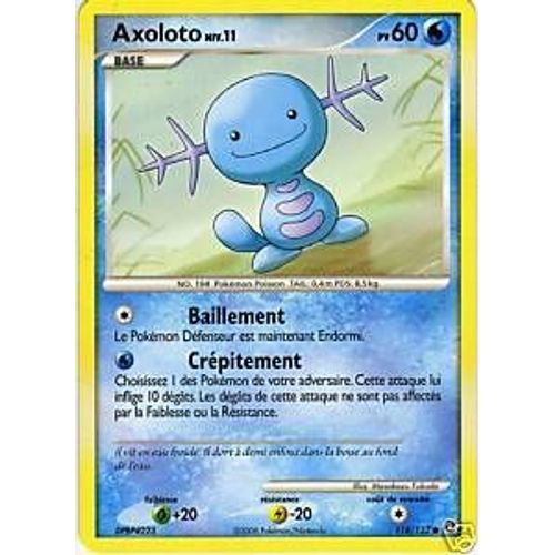 Axoloto Niv 11 Pv60 118/132