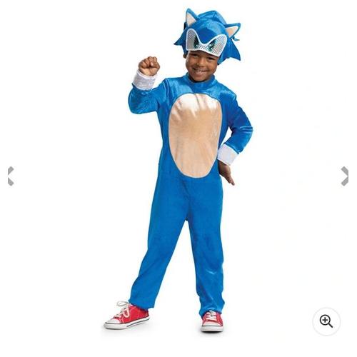 Sonic Boys Costume 33.02l X 25.4w X 10.9h Cm