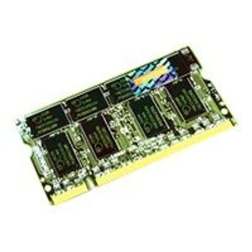 Transcend - DDR - 128 Mo - SO DIMM 200 broches - 333 MHz / PC2700 - CL2.5 - 2.5 V - mémoire sans tampon - non ECC - pour HP Color LaserJet 3000, 3800, 4650, 4700, 4730, 5550
