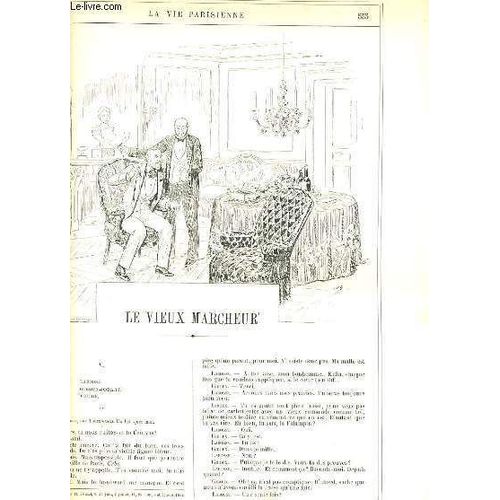La Vie Parisienne 32e Année - N° 40 - Le Vieux Marcheur V. De Manchecourt - Leurs Lorgnettes De Bac - Nos Officiers, L'heure Du Rapport De Marceau - Cortege Matrimonial, Sur Le Chemin De La ...