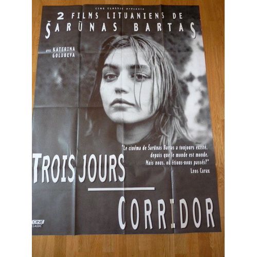 Corridor Et Trois Jours De Sarunas Bartas - Affiche De Cinéma 120 X 160 Cm