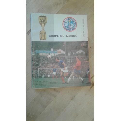 Cahier - Coupe Du Monde De Football 1966 - France Norvège