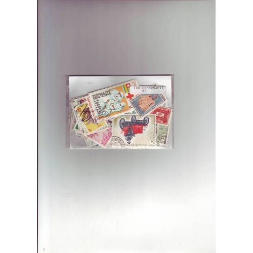 Communaute Francaise - Lot De 100 Timbres Tous Differents - Divers Pays Apres Leur Independance -
