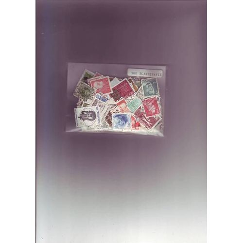 Scandinavie - Lot De 300 Timbres Differents