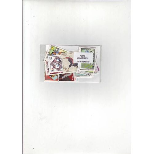 Arts Martiaux - Lot De 25 Timbres Differents - Divers Pays