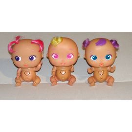 The Bellies Lot De 3 Poupon Bébé Interactif Sonore Lumineux 16cm