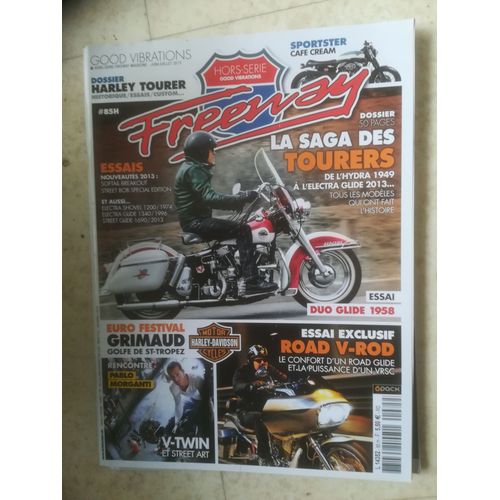 Freeway Hors Serie 85 De 2013 Softail Breakout,Dyna Street Bob Special Edition,Duo Glide,Electra Shovelhead 1200,Electra Glide 1340 Standard,Street Glide,Vrsc Monza