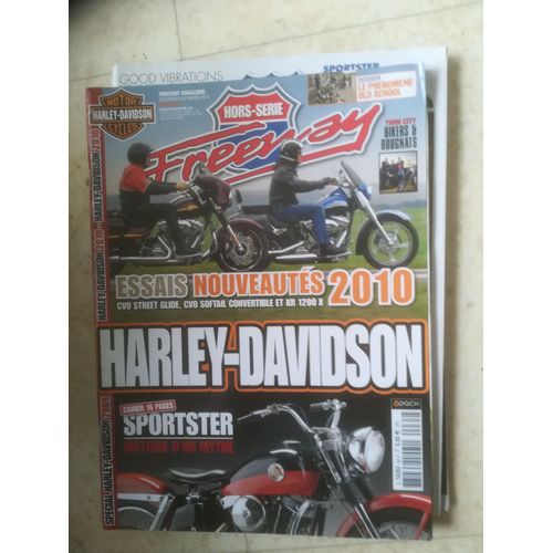 Freeway Hors Serie 64 De 2009 Xr1200x,Cvo Softail Convertible,Cvo Street Glide,Speed Shop Rocker,Sahakian